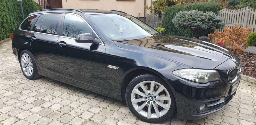 BMW Seria 5 cena 65800 przebieg: 220000, rok produkcji 2015 z Ryglice małe 631